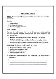 Verbs and Tenses