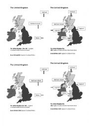 English Worksheet: The United kINGDOM