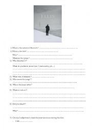 Worksheet on the short film ELLIS by JR