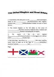 English Worksheet: The United Kingdom and Great Britain