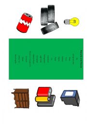 English Worksheet: Recycle & Reuse