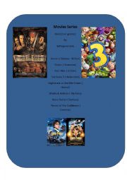 English Worksheet: Blockbuster Series 2