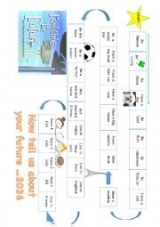 English Worksheet: The future game