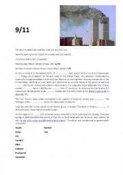 English Worksheet: World Trade Center reading & listening