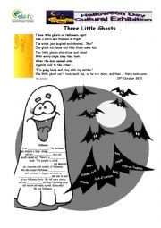 English Worksheet: Halloween reading