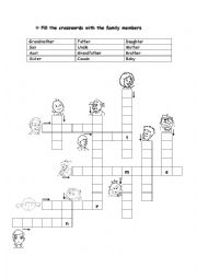 English Worksheet: Family Members