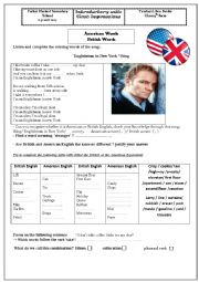 English Worksheet: introductory unit : Fist impression