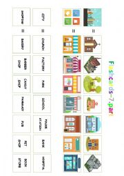 English Worksheet: Flashcards - sorting of pictures / 7