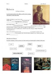 English Worksheet: Introduction to Daphne du Maurier and Rebecca