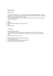 English Worksheet: Design an App