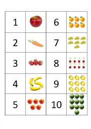 English Worksheet: Fruits