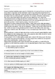 English Worksheet: test