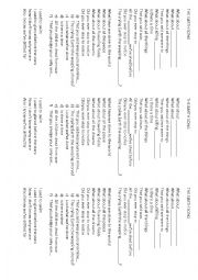 English Worksheet: Michael Jackson - The Earth Song