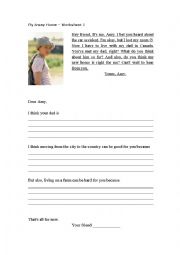 Fly Away Home Worksheet 1