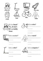 English Worksheet: Toys Questions