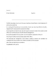 Copyreading and Headline Writing Exercise