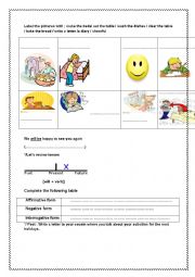 English Worksheet: A letter from an English friend