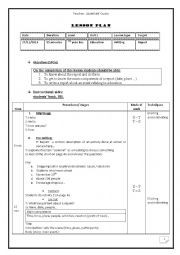 English Worksheet: report writing