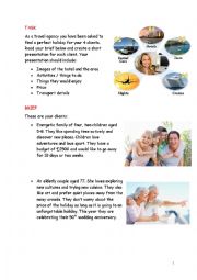 English Worksheet: Travel agency 