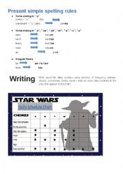 star wars daily routine chart 