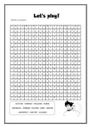 English Worksheet: Occupations
