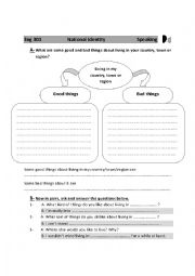 English Worksheet: Speaking