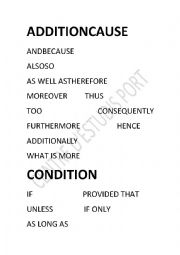 English Worksheet: modifiers