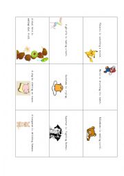 English Worksheet: Pictionary (Present Progressive) Third Set