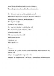 English Worksheet: Moving Windmills - The William Kamkwamba story