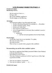 English Worksheet: ECPE SPEAKING PHRASES FOR STAGES 2 -5	