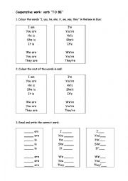 English Worksheet: Verb To Be