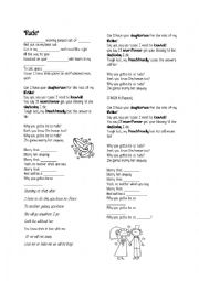 Worksheet Rude song by MAGIC!