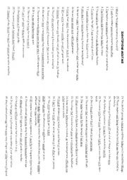 English Worksheet: identifying mistake 