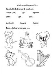 English Worksheet: Jack and the Beanstalk_while-watching activities_2