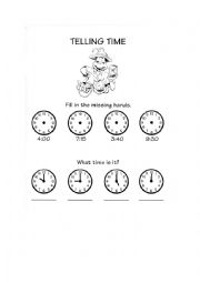 telling the time