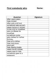 English Worksheet: Find_somebody_who__topic_clothes