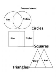 English Worksheet: Colors and shapes