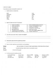 English Worksheet: Global Warming