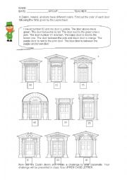 English Worksheet: Dublin Doors