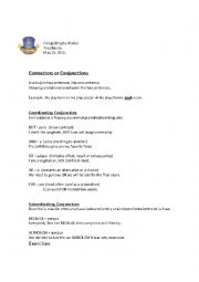 English Worksheet: guide connectors