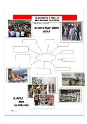 English Worksheet: REPORT WRITING - DESCRIBING FIRE AT SCHOOL CANTEEN