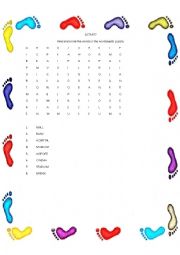 English Worksheet: Places of the city - Word puzzle