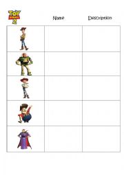 English Worksheet: Toy Story 2
