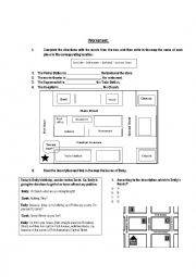 English Worksheet: Giving directions