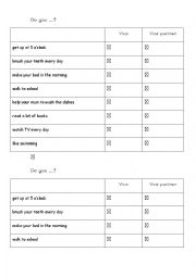 English Worksheet: the Present Simple