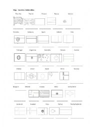 English Worksheet: Countries and Nationalities