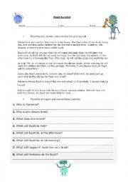 English Worksheet: Ropit the robot