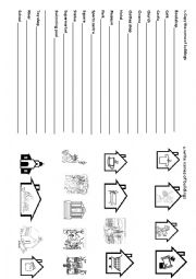 English Worksheet: Places and buildings in a town