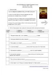 English Worksheet: reflexive pronouns 1408 movie