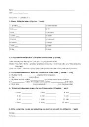 English Worksheet: DO - DOES - TO BE EXERCISES - BEGINNERS LEVEL